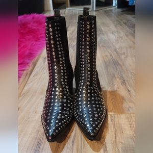ShuShop Black Studded Boots
